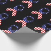 USA Ribbon Geschenkpapier (Ecke)