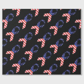 USA Ribbon Geschenkpapier (Flach)
