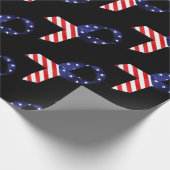 USA Ribbon Geschenkpapier (Ecke)