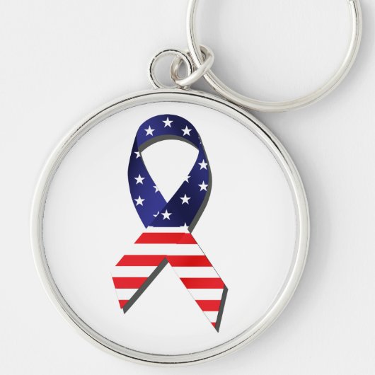USA Ribbon Schlüsselanhänger (Vorne)