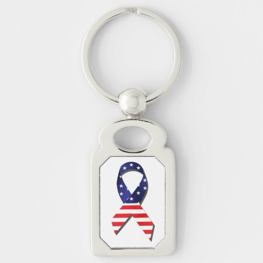 USA Ribbon Schlüsselanhänger (Vorderseite)