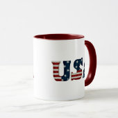 USA Ringer-Tasse Tasse (VorderseiteRechts)