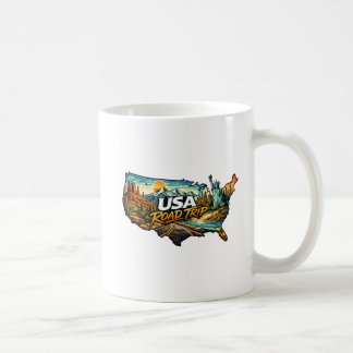 USA Road Trip Kaffeetasse