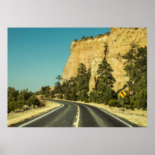 USA Road trip Landscape Foto Poster