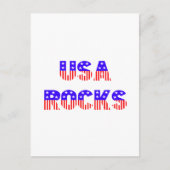 USA Rocks Postkarte (Vorderseite)