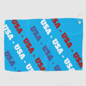 USA Rot Weiß Blau Golf Handtuch (Horizontal)