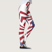 USA - Rot-Weiß und Blau-Leggings Leggings (Rechts)