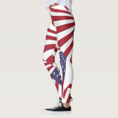USA - Rot-Weiß und Blau-Leggings Leggings (Links)