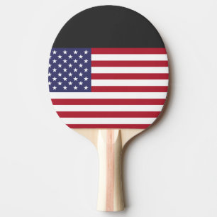 USA rot weiß und blau Tischtennis Schläger