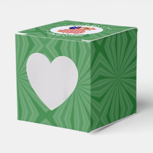 USA Roter Haar Engel Weihnachtsflagge Personalisie Geschenkschachtel