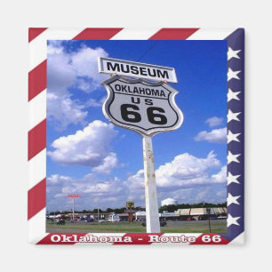 USA - Route 66 Oklahoma Magnet