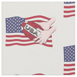 USA Rugby Team Supporter Flag mit Ball Stoff