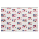 USA Rugby Team Supporter Flag mit Ball Stoff (Fat Quarter (45,7 x 55,9 cm))