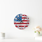 USA RUNDE WANDUHR (Zuhause)