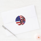 USA!_ RUNDER AUFKLEBER (Umschlag)