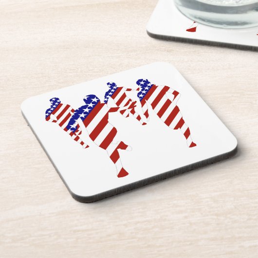 USA Running Team Getränkeuntersetzer (Linke Seite)