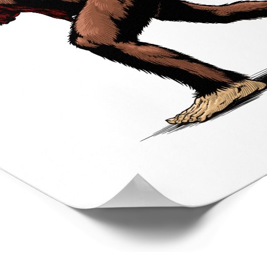 USA Sasquatch Poster (Ecke)