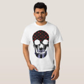 USA Schädel Krieger T-Shirt (Vorne ganz)