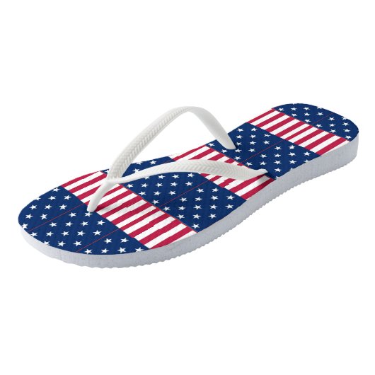 USA Schlanke Erwachsene Flip Flops Badesandalen (Schrägansicht)