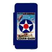 USA - Schließen Sie sich dem Fluglinienverkehr Incipio iPhone Geldbeutel-Hülle (Folio Vorderseite)