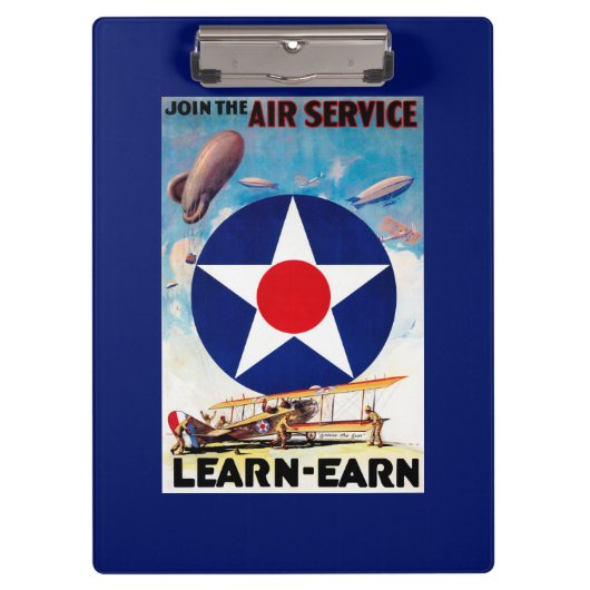 USA - Schließen Sie sich dem Fluglinienverkehr Klemmbrett (Vorderseite)