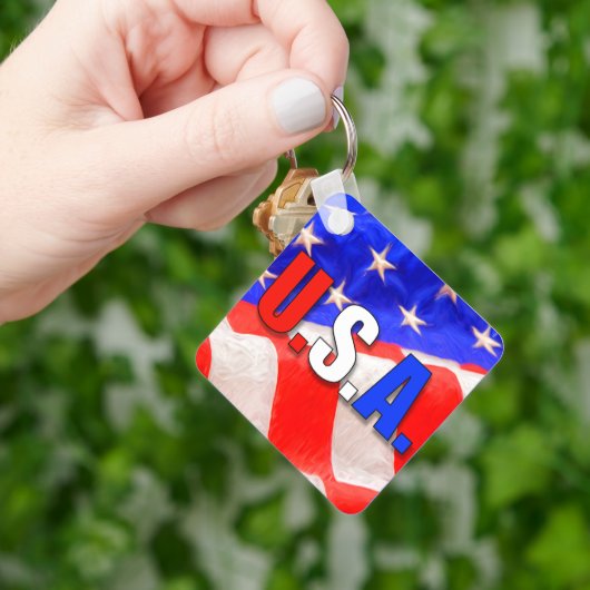 USA SCHLÜSSELANHÄNGER (Hand)