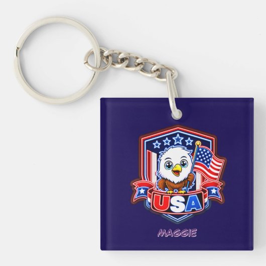 USA SCHLÜSSELANHÄNGER (Vorderseite)