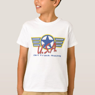 USA-Schmutz-Bahn-Gruben-Crew T-Shirt