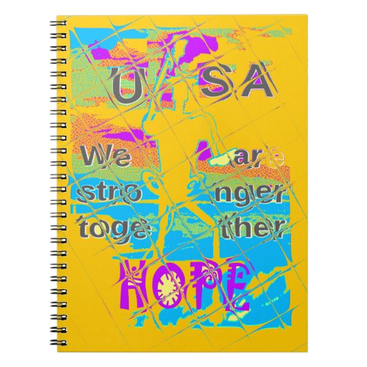 USA Schönes Phantastisches Textdesign Notizblock (Vorderseite)