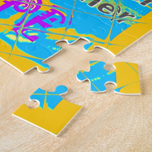 USA Schönes Phantastisches Textdesign Puzzle (Seite)