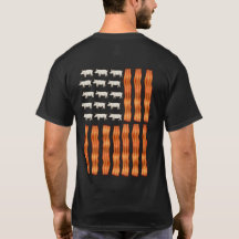 USA-Schweinefleisch-Wimpel-Schwein-Vintage