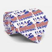 USA Schwimmen Krawatte (Gerollt)