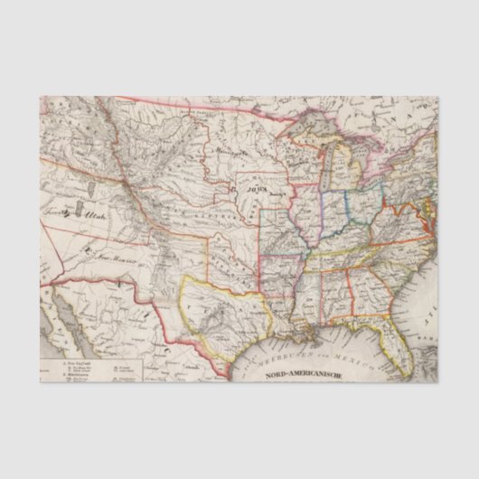 USA SEIDENPAPIER (Vorderseite)