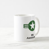 USA seien grün Kaffeetasse (VorderseiteRechts)