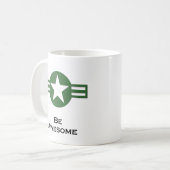 USA seien grün Kaffeetasse (Vorderseite Links)