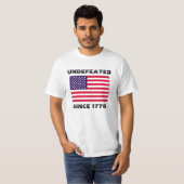 USA seit 1776 unbesiegt T-Shirt (Vorne ganz)