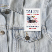 USA-Semi-Quinzentennial Amerikas 250. Jubiläum Button (Insitu)