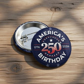 USA Semiquincentennial 1776-2026 America’s 250th Button