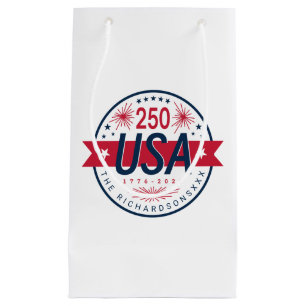 USA-Semiquincentennial 250. Jahrestag Amerikas Kleine Geschenktüte