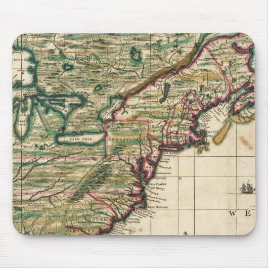 USA Septentrionalis Mousepad (Vorne)
