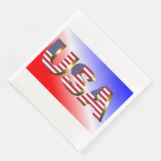 USA SERVIETTE (Ecke)