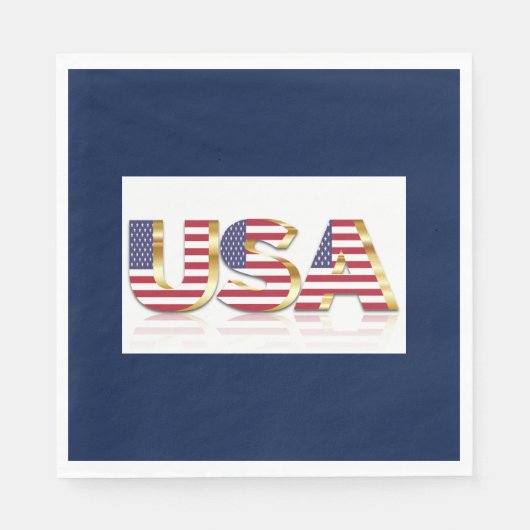 USA SERVIETTE (Vorderseite)