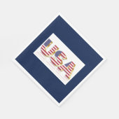 USA SERVIETTE (Ecke)