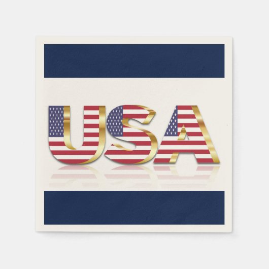 USA SERVIETTE (Vorderseite)