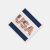 USA SERVIETTE (Ecke)