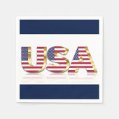 USA SERVIETTE (Vorderseite)