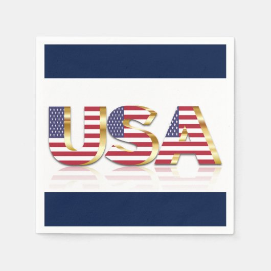 USA SERVIETTE (Vorderseite)