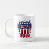 USA Shield 2012 Kaffeetasse (Links)