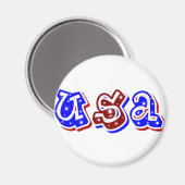 USA, Shine_ Magnet (Vorderseite/Rückseite)