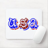 USA, Shine_ Mousepad (Mit Mouse)